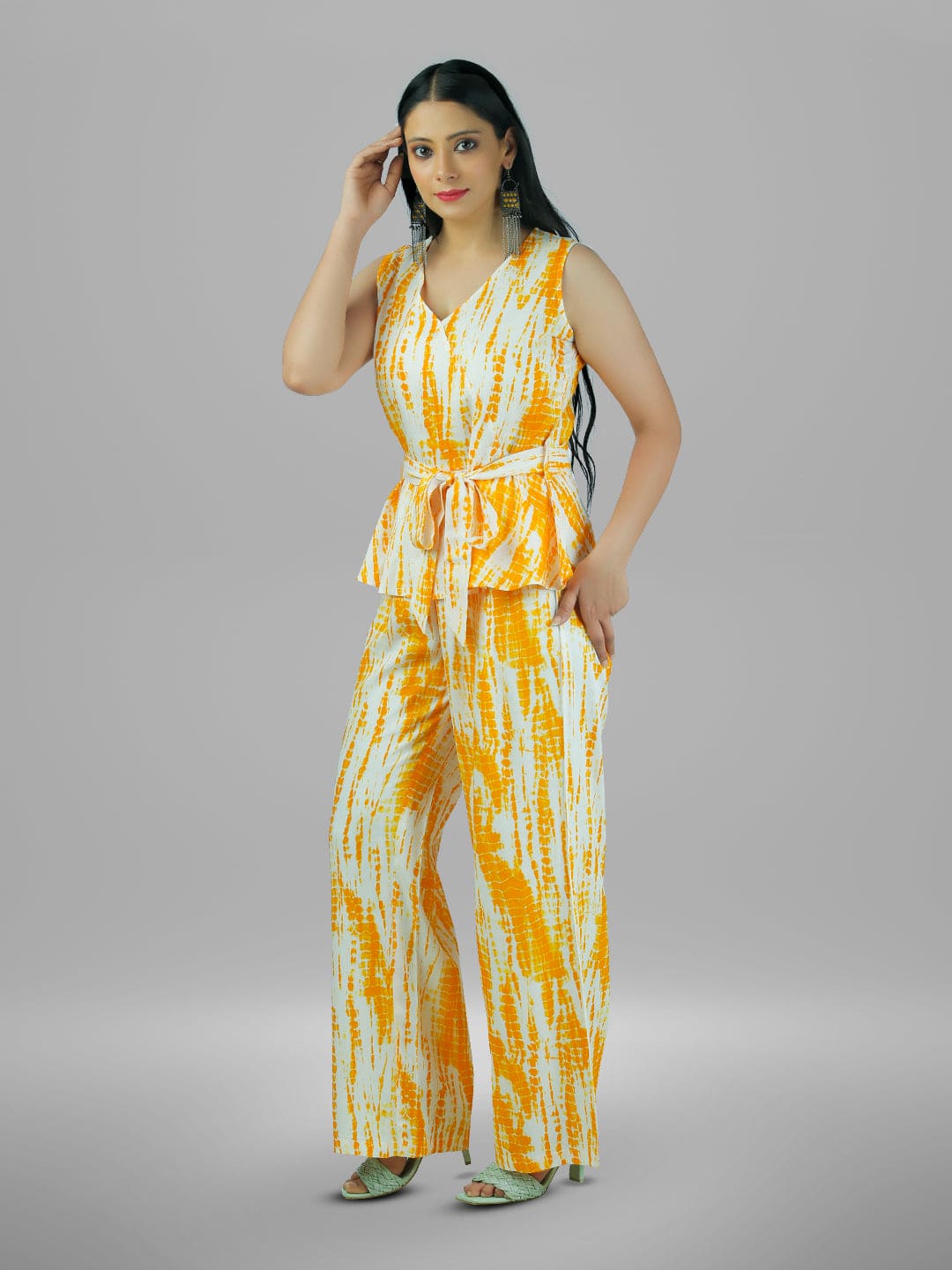 RANJ Tie and Die Print Co-ord set.
