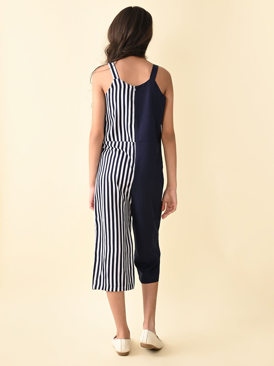 Color Block Stripped jumpsuit