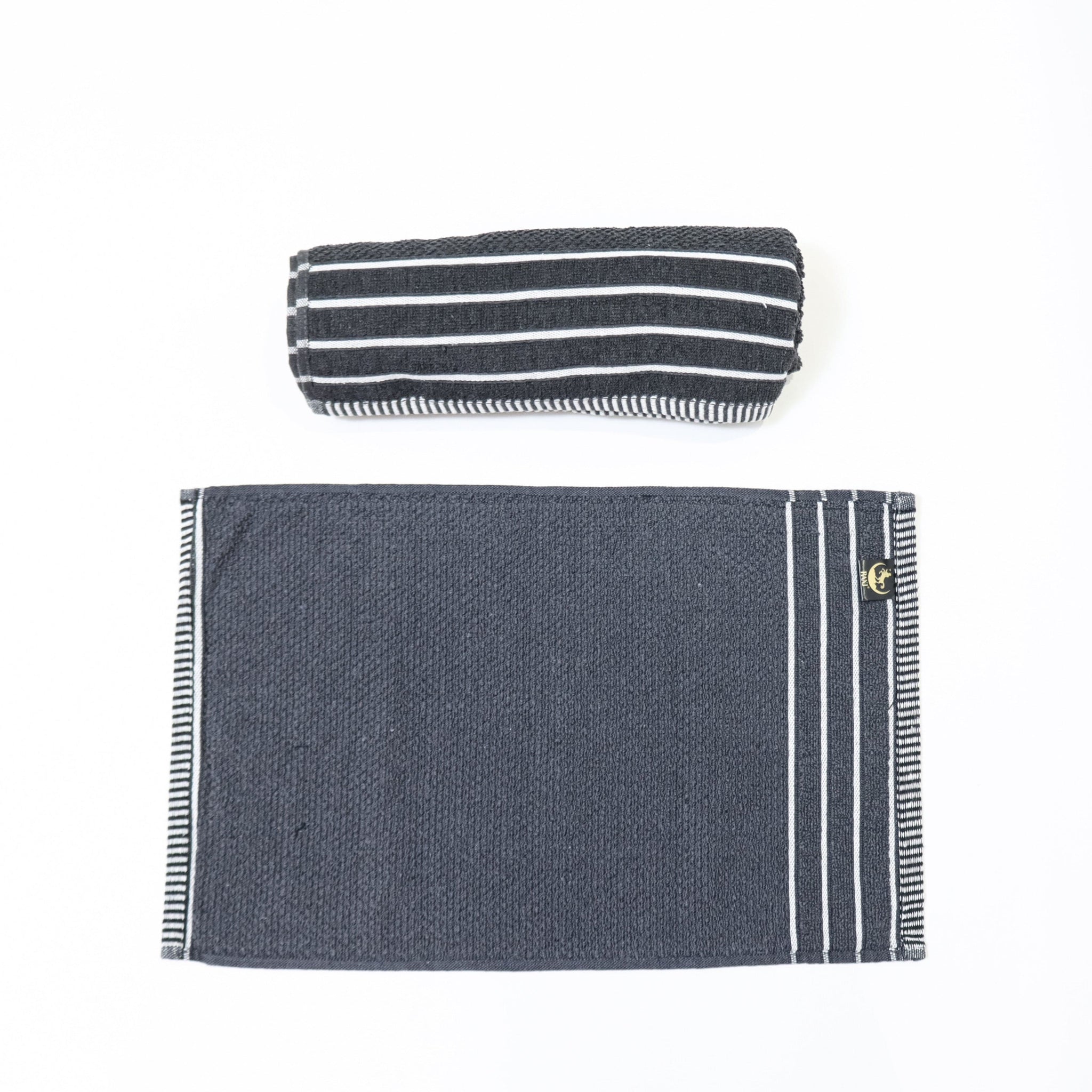Grey 4 Piece 100% Cotton Bath and Hand Towel Set -By RANJ